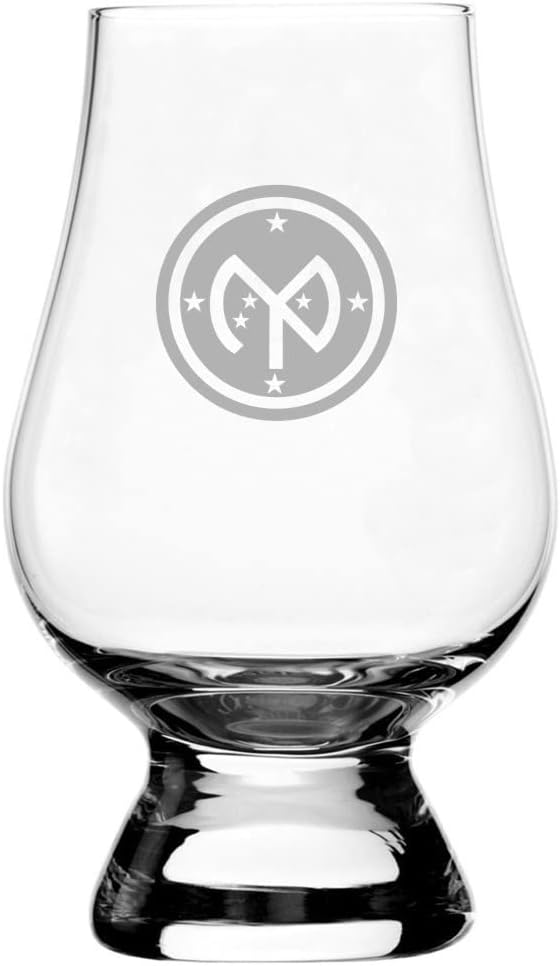 Army Military Custom Personalized Personalized Custom 6.5oz Etched Crystal Whisky Glass Compatible with The Glencairn Glass Accessories