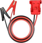 Jumper Câbles de serrage compatibles avec Mil.Waukee Compatible avec M18 18V Démarreur de saut à batterie, 3.9ft 8AWG Câble de booster automobile