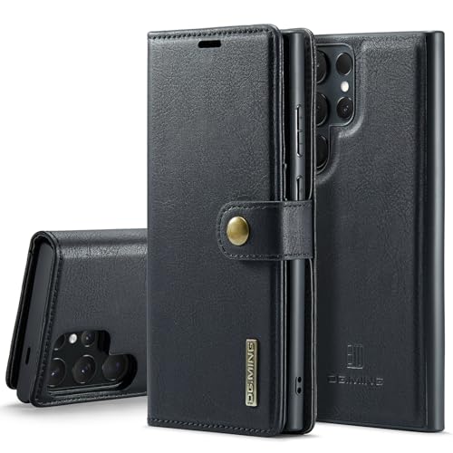 Étui portefeuille Samsung S24 Ultra antichoc : fini les poches encombrées grâce au cuir amovible