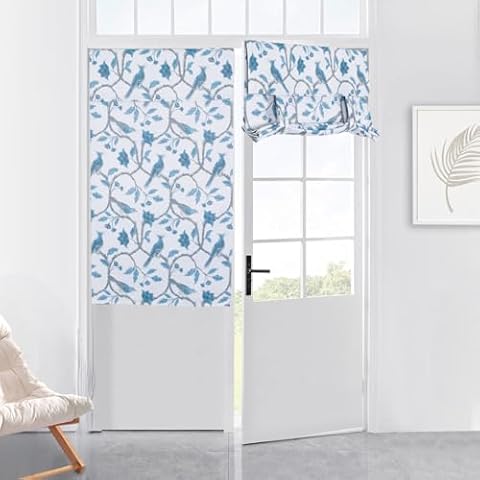 Eco-Ancheng Blackout Door Curtain Door Curtains for Door Window French Door Curtain Classroom Window Cover Lockdown Blackout Shades for Classroom Windows and Doors(1 Panel, 26" W X 40" L,01) Cover