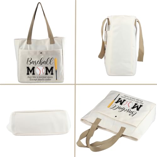 Bolso Tote para Mamá de Beisbol miniatura 6