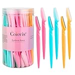 66 Eyebrow Razor and Face Razor for Women and Men, Eyebrow Hair Trimmer and Shaver with Protective Cover,Safe and Newbie Friendly