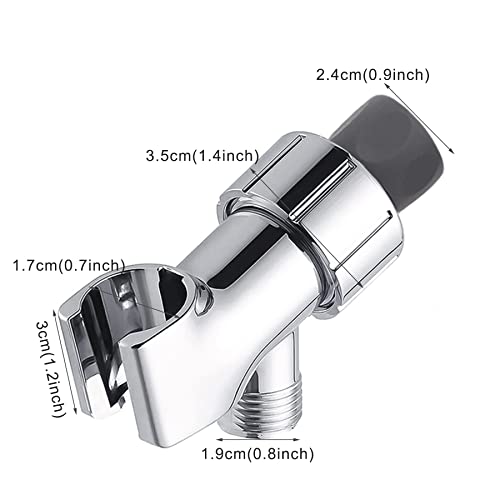 image for Hibbent Shower Head Holder,Adjustable Shower Arm Mount with Universal 