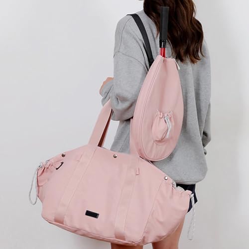 Bolsa de raqueta de alta resistencia, bolsa de fin de semana impermeable para viajes 5