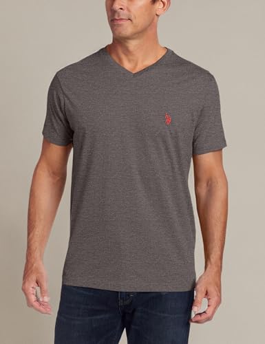 Image of U.S. Polo Assn. Men's Solid V‑Neck T-Shirt