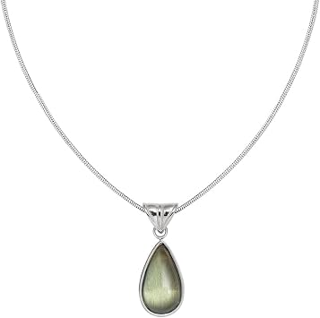 Let Tears Out Water Drop Necklace, Blue Green Teardrop Crystal Pendant Necklace, Dainty Waterdrop Necklace, Vintage Waterdrop Choker C