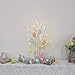 PEIDUO Easter Tree for The Home, 22in 24 LED Easter Egg Tree with Lights, Lighted Easter Tree Decor, USB and Battery Powered, 6H/18H Timer