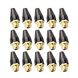 15 Pcs Bestgle Rubber Air Tool for Air Nozzle Tip, 1/8" NPT Male Thread Air Blow Gun Nozzle Tip Black Air Hose Nozzles Air Tool Parts & Accessories