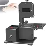 ◉【Corte eficiente】Esta sierra de cinta para madera corta hasta 70 mm (2,75 pulgadas) de altura. Equipada con un potente motor de cobre puro de 800 W, arranca rápidamente y proporciona una gran potencia, facilitando el corte de madera gruesa, tableros y diversos materiales.