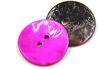 Botones for manualidades, botones for chaqueta, 20 unidades por lote, botones de costura naturales, botones redondos de concha de nácar de color, 2 agujeros for ropa, accesorios de prendas de bricolaj