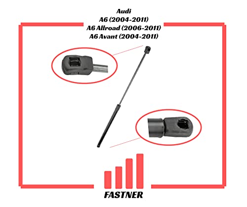 Compatibile con Audi Ammortizzatore Molla a Gas Pistone Pistoncino Anteriore Cofano Motore A6 (2004-2011), A6 Allroad (2006-2011), A6 Avant (2004-2011) 4F0823359, 4F0823359A