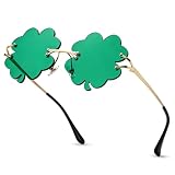 🍀【Cadeau parfait】Le design significatif du trèfle à quatre feuilles symbolise la chance et les bons vœux, faisant de ces lunettes de soleil un cadeau idéal pour les parents et amis. Que vous célébriez la Saint-Patrick, un anniversaire, une remise de diplôme ou que vous manifestiez des soins quotidiens, il transmet chaleur et cœur. La combinaison d'une apparence exquise et de fonctions pratiques permet au destinataire de se sentir attentionné et de ressentir une bénédiction unique.
