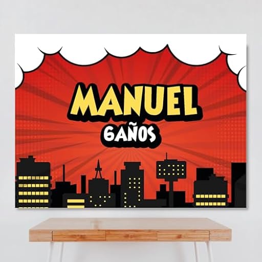 Cartel Personalizado SuperHeroes 3, 100x80 cm, Pancarta Cumpleaños, Decoracion SuperHeroe | Ya disponible en tu tienda friki favorita! En mundofriki.es!