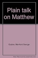 Plain Talk on Matthew 0310256011 Book Cover