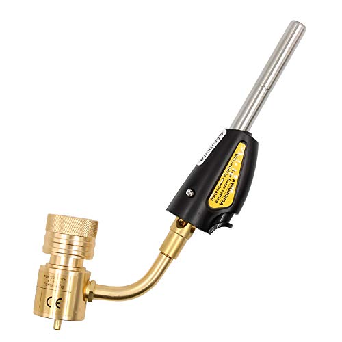 Qwork Turbo Torch Tips, Torch Swirl, Map-Pro/Lp Gas, Self Lighting, Gas Self Ignition Turbo Torch Regulator Brazing Soldering Welding Plumbing Gun #TOP1