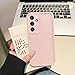 Puxicu Slim Case for Samsung Galaxy S23 FE, Enhanced Camera Protection, Shockproof Skin-Friendly Touch Soft Case Cover for Samsung Galaxy S23-FE Phone, Light Pink