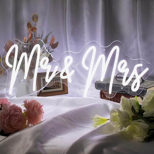 Mr and Mrs Neon Wedding Sign