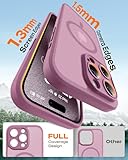 TOCOL Magnetic for iPhone 15 Pro Case 6.1-Inch, Fit for MagSafe, Upgraded Full Camera Protection, 14FT Military Grade Drop Tested Shockproof Slim Translucent Matte Back Phone Cover (Lilac Purple) - Image 6