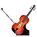 Broadway Gifts Violin Music Instrument Miniature Replica with Case - Size 7 in. by,Multicolor