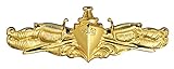 Navy Surface Warfare Officer Badge Gold Finish - Regulation