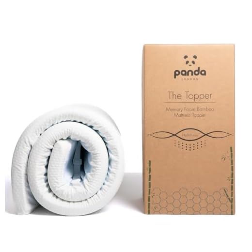 Panda Memory Foam Bamboo Mattress Topper