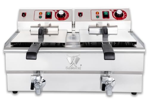 Beeketal BWF-132 - Doppel-Kaltzonen-Fritteuse