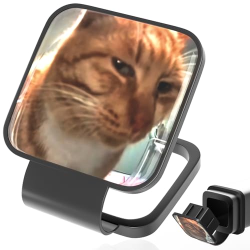 Funny Cat - Hitch Cover Universal Fits for 2-inch Hitch, Trailer Receiver Hitch Cover Tube Plug Insert, Car Exterior Accessories for Jeep RAM GMC Ford Toyota Honda Nissan SUV RV Trucks & More