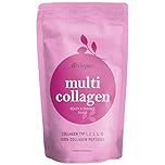 Collagen Powder for Women Divique Multi Collagen Powder [500g] Premium Collagen Peptides Type 1, 2, 3, 5, 10 - High Dose 10.000mg Bovine, Marine, Eggshell Collagen Hydrolysate - Halal & Kosher