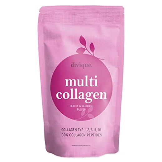 Colágeno hidrolizado puro en polvo de tipos 1, 2, 3, 5, 10 [500g] - Multi colágeno marino, bovino, pescado - alto dosificado - 10.000 mg de colágeno al día