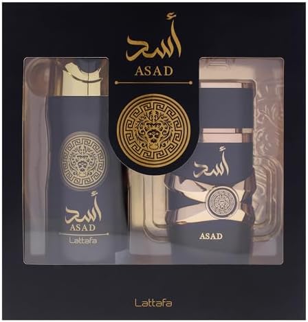 Lattafa Asad 2 Pcs Gift Set With 100ml Edp + 200ml Perfumed Spray - 4