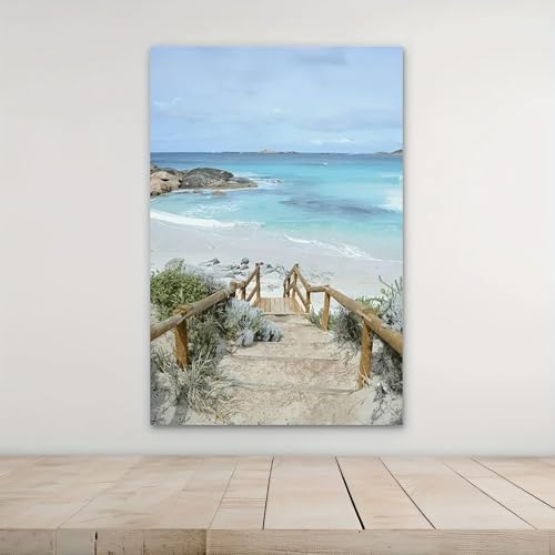 Peinture côtière salon évadez-vous avec cette toile plage