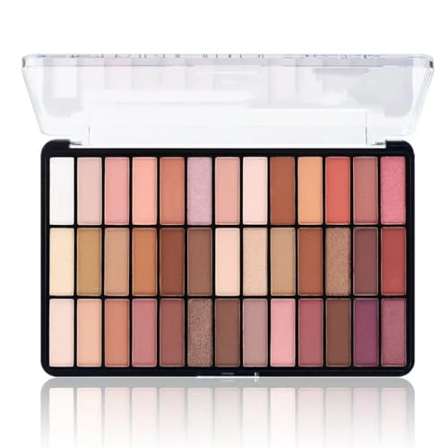 BKSYOFU Paleta de sombras de ojos de 39 colores, productos cosméticos sin brillo, cosmética for mujeres, belleza