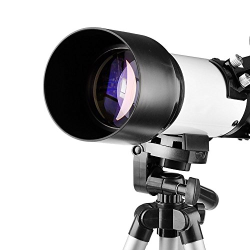 Telescope 70mm Apeture Travel Scope 400mm AZ Mount - Good Partner to View Moon and Planet - Good Travel Telescope with Backpack for Kids and Beginners - Thumbnail 2
