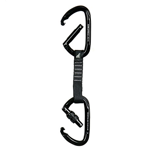 Quickdraw Set with Straight Gate and Screw Gate Carabiners, 4-Pack