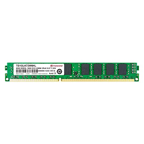 Transcend Transcend Memoria 8GB DDR3L 1600MHz ECC