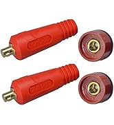 Linwei Li 25本セット RIVERWELD TIG Welding Cable Panel Connector Plug & Socket