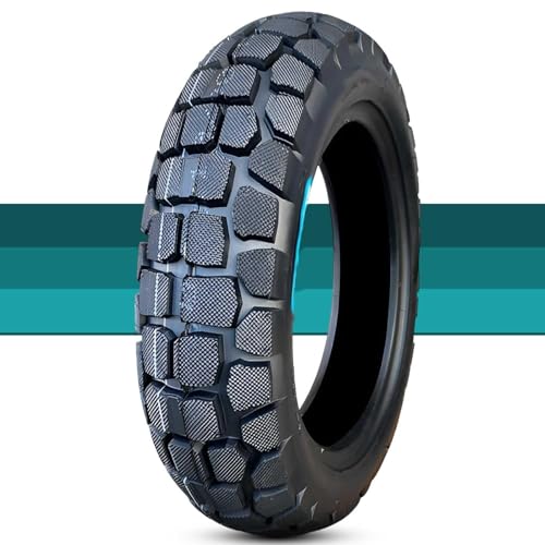 120/80-12 Scooter Tire | 120 80 12 Inch Off Road Tires | Tubeless Tire for Front/Rear 65J 4 P.R. 225KPA