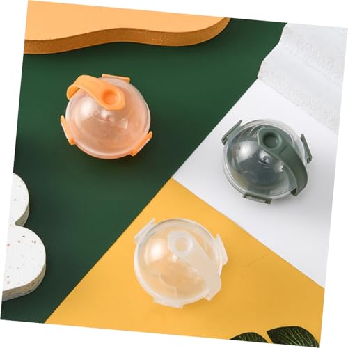 Molde para hielo esférico plástico naranja 12 piezas miniatura 7