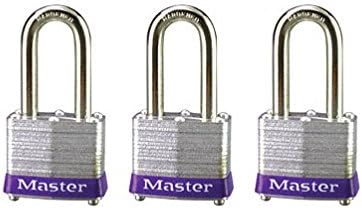 Master Lock 3TRILF No. 3 Padlock Three Pack
