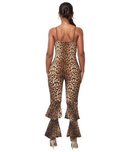Image of Jigfar Women Sexy Elegant Bodycon Jumpsuit Going Out Romper Birthday Party Club Night Outfits