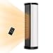 Space Heater, Indoor Portable Electric 1500W Ceramic Tower Heaters with Adjustable Thermostat, ECO Mode, 24Hrs Timer, Internal Oscillating, LED Display, Overheat Protection for Indoor Use, Office