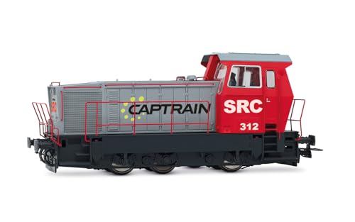 Electrotren He2029 Src, Locomotiva Diesel Classe 312, Livrea Rosso-Grigio'Captrain', Ep; Vi Locomotiva Diesel
