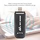 4G LTE Router, Tragbares WLAN mit SIM Karten Steckplatz Mobiler WLAN Router USB surfstick, bis zu 150Mbit/s Download/ 50Mbit/s Upload Verbindung mit bis zu 10 Geräten (Schwarz)