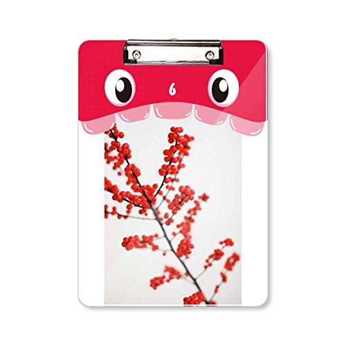 Porte-bloc A4 branche rouge pour photos et affichage de documents