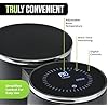 Tru Automatic Pour Over Coffee Maker with Digital Controls - Auto Coffee Maker with Plastic Cone Dripper - Coffee Brewer for Household Use