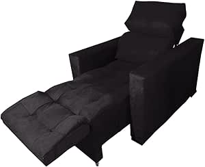 Poltrona do Papai Retrátil e Reclinável Madri Preto