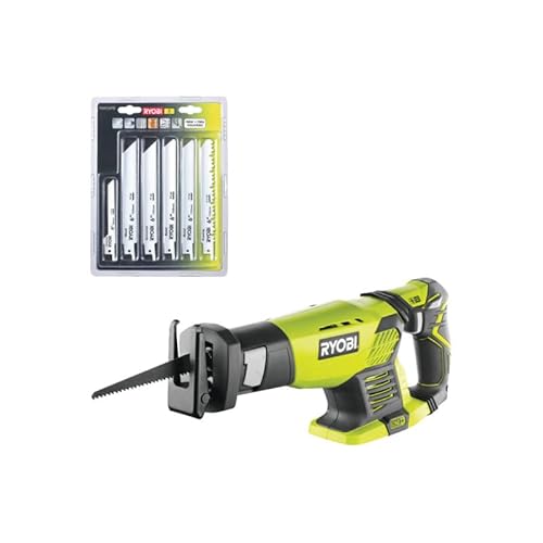 Pack RYOBI Scie sabre RRS1801M 18V One+ sans batterie ni chargeur Lot de 6 lames universelles bois et métal 100152mm RAK - vue 3