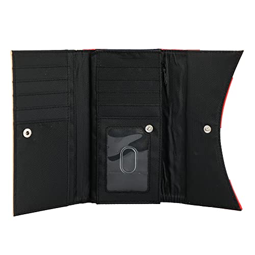 Bioworld Super Mario Red Mushroom design Juniors Flap Women's Tri-fold Girls Wallet3