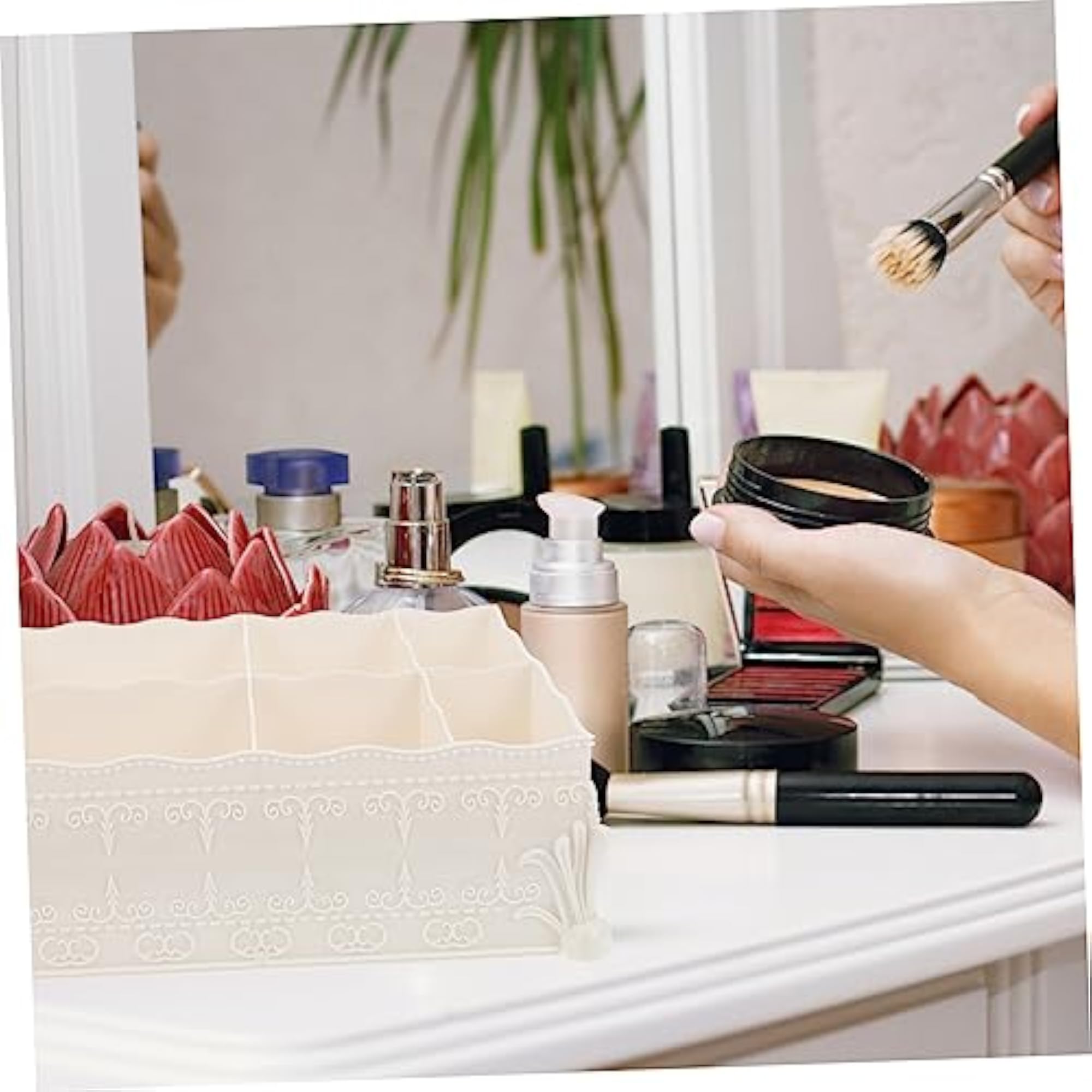 2pcs Vintage Nail Storage Organizer, Manicure Tool Boxes