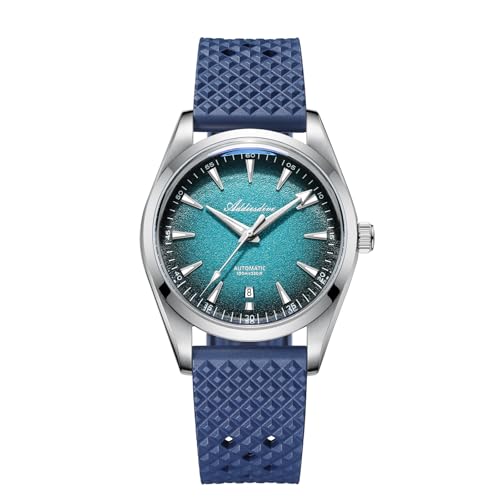 Image of ADDIESDIVE Mens Watch Automatic NH35 /8215 200M Luminous Easy to Read Dial Wrist Watch Minimalist Fashion Simple Watch Analog Date with Leather Strap and Bracelet